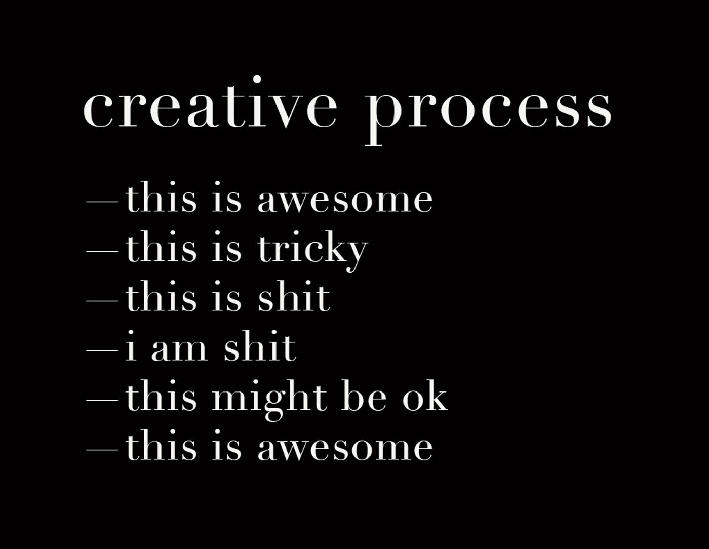creative process