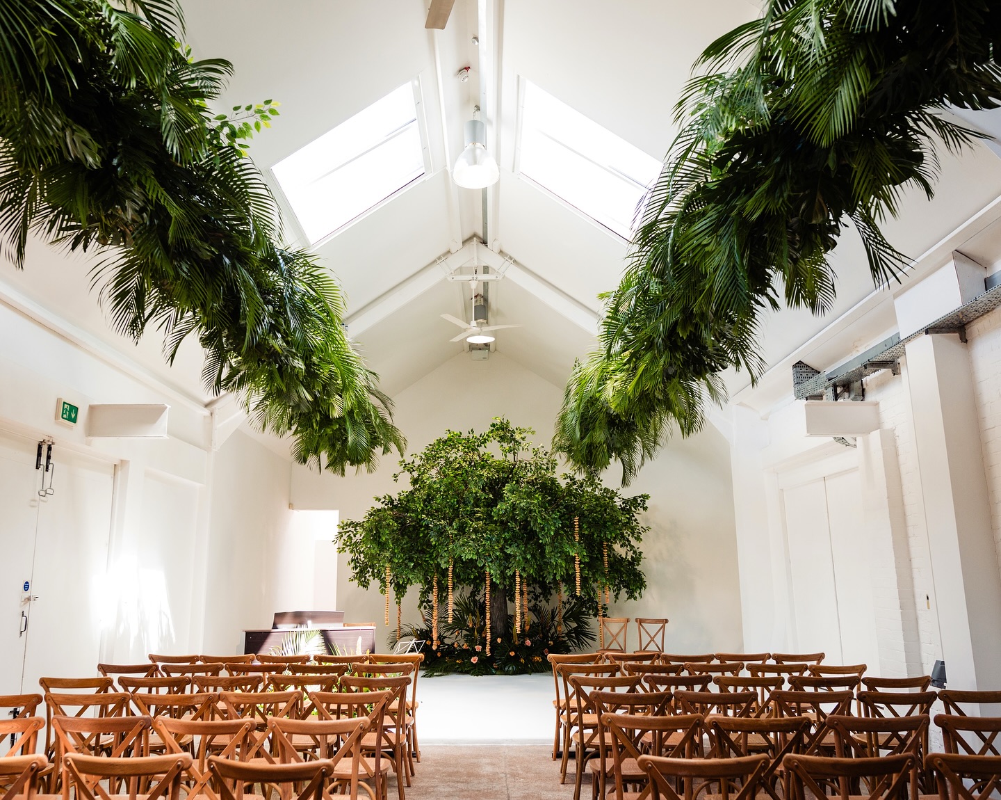 Nothing can quite prepare you for a wedding brief like this one! 

A 14ft wide tree, rows of hanging palm ferns & a beautiful blend of Indian & Scottish elements …

From the very first meeting of these two wonderful gents, we knew this was going to be great. And what a wedding it was! A huge congratulations and thank you to Ryan & Vik for hosting your day with us.

Captured perfectly by @emma_and_rich

@floveevents 
@flower_lounge 
@hipswinguk 
@chairmanhireuk 
@nickiaceremonies 
@pinkcocoa_sarah 

#fivefourstudios