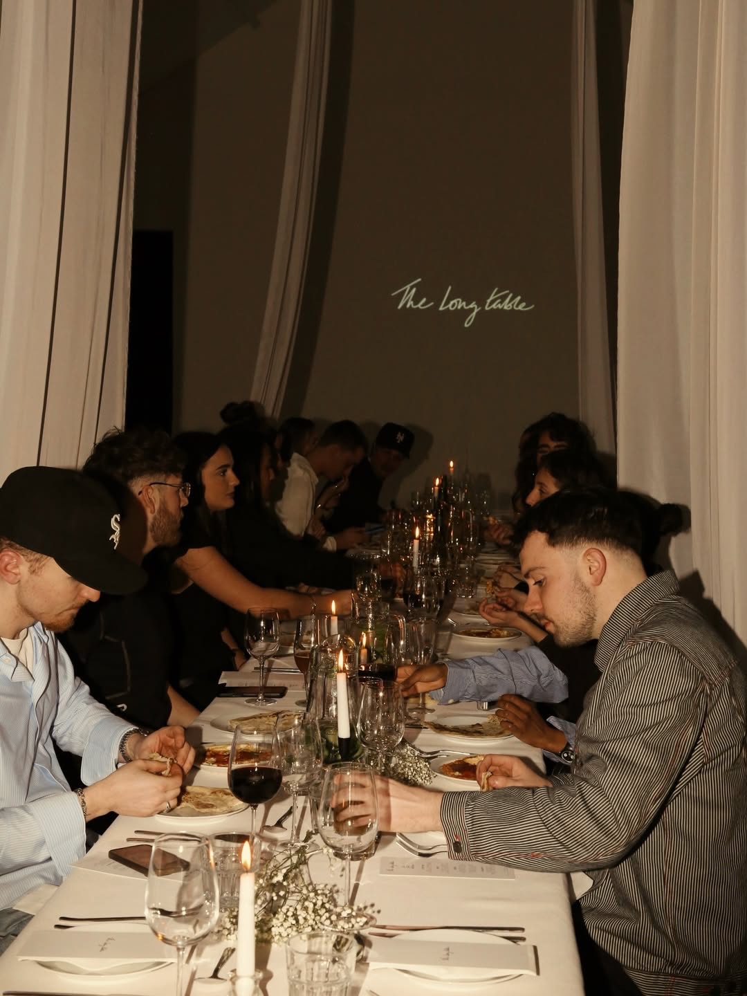 Series 1 of @thelongtableee , hosted in studio one 🕯️

A beautifully-curated supper club hosted by @ollie.cook , inspired by European hosting culture - great food, tasty wine & good vibes!

photography @kyranbates 
chefs @joe.me_ @barnooby @muz.183 
creative @amydawes_ @louisegrahamx 

#fivefourstudios