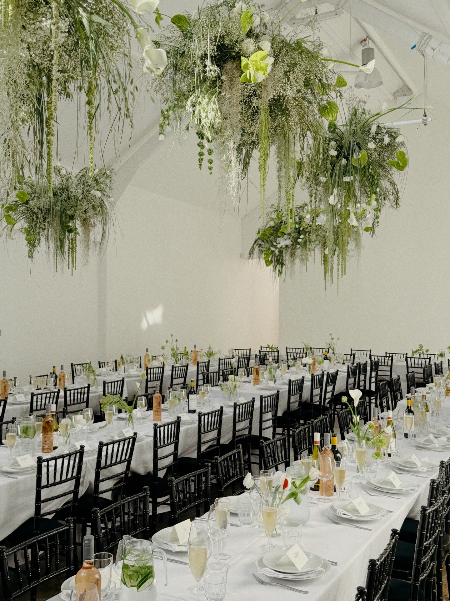 A brief snapshot of the beautiful spring wedding for the fabulous Charlotte & Joe yesterday!

An absolute pleasure to host this cool couple for their entire celebration. Kicking off the day with arrival drinks in the bar & loft, before moving to a minimalist-styled ceremony in studio one with stunning floral clouds adorning the ceiling.

Post-ceremony cocktails & fizz welcomed guests back upstairs, whilst studio one was transformed into the dining room of dreams - with family-style plates and a great selection of wine & champagne!

Another quick transformation post-dinner, and the party is ready to start - live music, drinks and dancing until late into the night!

What a great start the wedding season - thank you to Charlotte & Joe for hosting your big day at fivefourstudios 💗🌱

Planning / Styling | @vronikatinkle 
Florals | @hannahelizabethflowers 
Balloons | @the_final_edit_ 
Catering | @luncheonettemcr 
Furniture | @chairmanhireuk 
Linen | @tablelinencompany 
Rigging | @hipswinguk 

#fivefourstudios