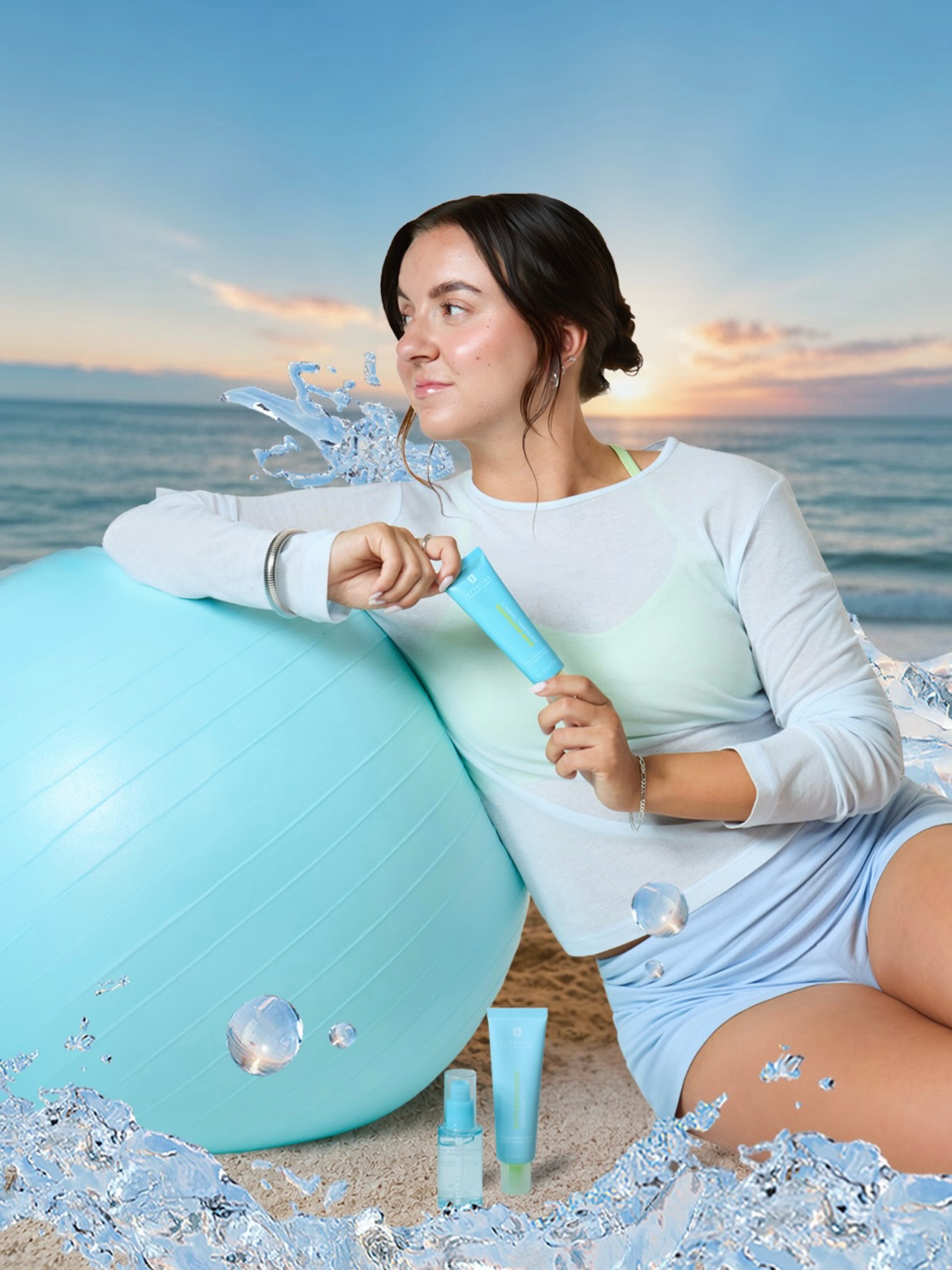 Feeling summery with the new @erborian_uk X @zoerae Hydration Range campaign, shot in Studio One ☀️⛱️

Photographer @kanelongdon
Makeup @hollieflynnmakeup
Hair @jasonmeacherhair
Styling @jenheysbarlow
Production @vickyjamesx
Brand Lead @ayat.aam 

#fivefourstudios