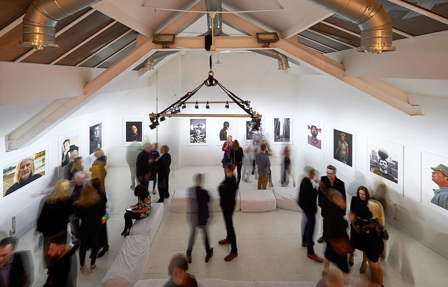 The Loft doubling as an art gallery for the showing of David Oldham’s portraits to support Andy Burnham’s homeless initiative, A Bed Every Night ⚡️
•
@davidoldhamphoto 
@andyburnhamgm 
•
#gallery #show #galleryshow #galleryspace #studio #studiospace #charity #charityevent #charityexhibition #exhibition #exhibitionspace #loft #loftstudio #location #locationscout #studiohire #venue #venuehire #photographystudio #artstudio #manchestervenue #fivefourstudios #manchester